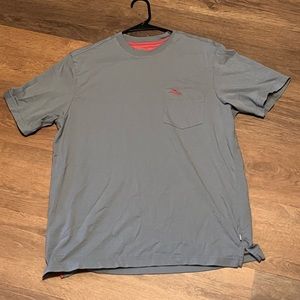 Youth Small Grey Tommy Bahama short sleeve shirt.